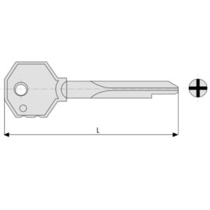 Chiave Spillo Mm 75    00210-00-0 Cisa Pz 10 Gemac