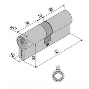 Cilindro Infilare  70-22-38      600.22.38   Welka