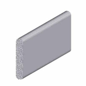 5 Pezzi Alluminio Piatto Mm 40x4 H 200 Argento Peso Tende