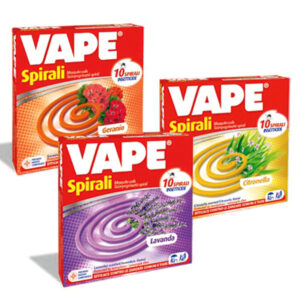 Scacciainsetti Spirali Profumate        Pz 10 Vape