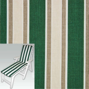 Cuscino Multiriga Verde Sdraio     72+90x44x4 Xtra