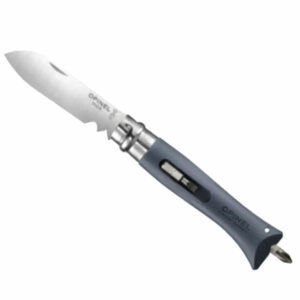 Coltello Virobloc Inox N. 9 Brico Grigio    Opinel