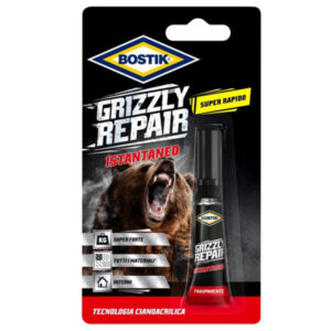 12 Pezzi Adesivo Grizzly Repair G  3 Istantaneo      Bostik