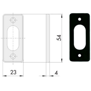 Bocchetta Rettangolare             06027-01-0 Cisa