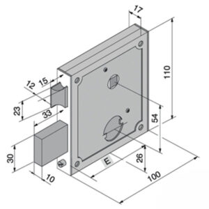 Serratura App.ferro              055.55.00.0 Welka