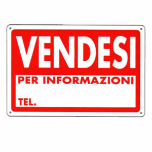 Cartello Vendesi                  30x 20 Plastica