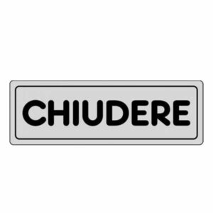 10 Pezzi Etichetta Chiudere                   15x 5 Adesiva