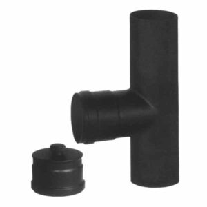 Gomito T Acciaio   8 Nero           2mm Pellet Ala