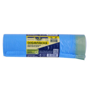 SACCO IMMONDIZIA MANIG.AZZURRO   55x 65 g 12 Pz 15 MISTER BIN