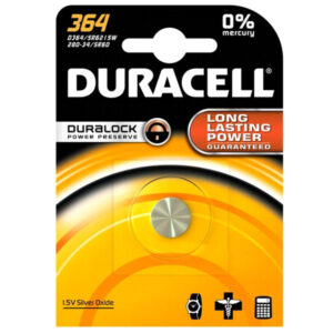 Pila Bottone Ossido Argento          D364 Duracell