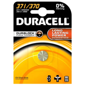 Pila Bottone Ossido Argento     D371/d370 Duracell