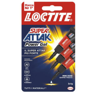 Colla Superattak Power Gel  G  3 Mini Trio Loctite