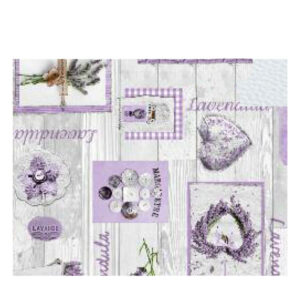 6 Pezzi Tovaglietta Lavendula             Cm 44x30 9070/01