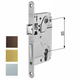 Serratura Inf.legno Centro E50 Cromo Op.  1024 Agb