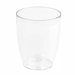 10 Pezzi Vaso Orchid Tondo Trasparente       13 H 16 Pplast